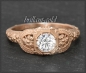 Preview: Diamant 585 Gold Ring, 0,52ct, Si1-2; Antik Design